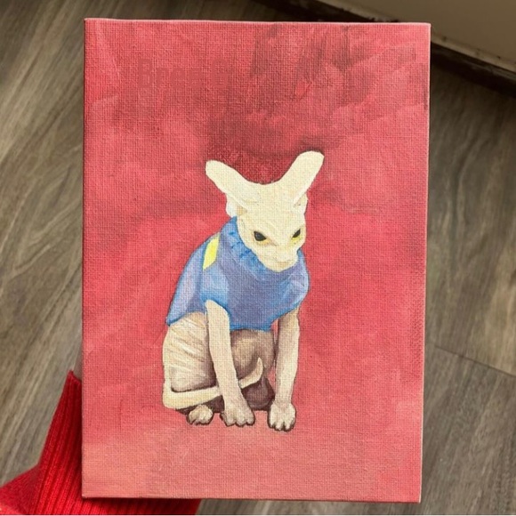 NEW ‘MAD SPYNX IN A SWEATER’ MEME CAT ART PRINT - Picture 16 of 16